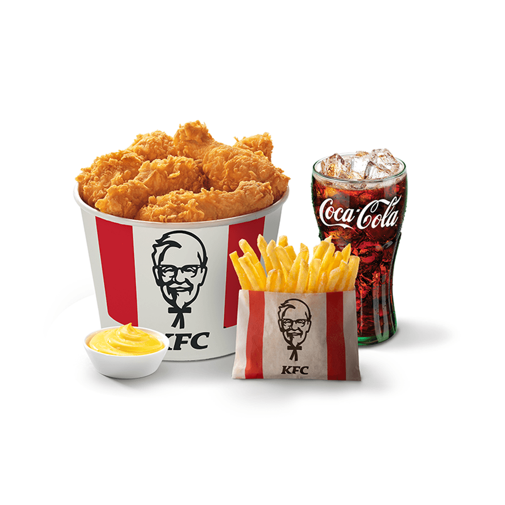 KFC Сандерс баскет комбо
